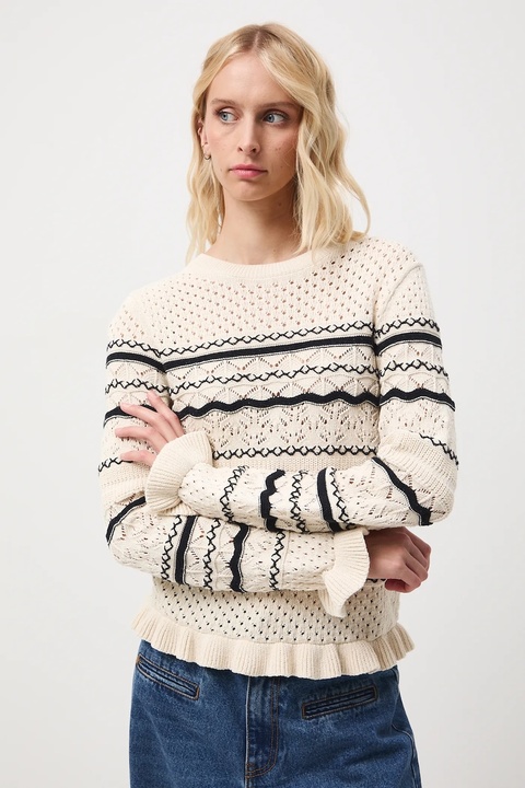 Medicine sweter damski kolor beżowy - zdjęcie produktu nr 2