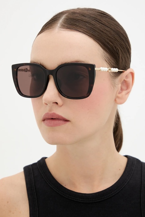 Gucci okulary przeciwsłoneczne damskie kolor brązowy GG1971SA - zdjęcie produktu nr 1