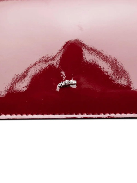 Giuseppe Zanotti leather crystal-embellished bag - Red - zdjęcie produktu nr 2