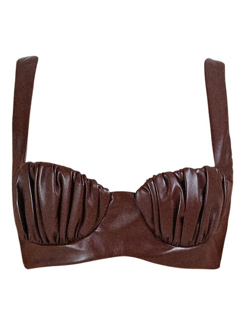 Rowen Rose gathered cup bra - Brown - zdjęcie produktu nr 2