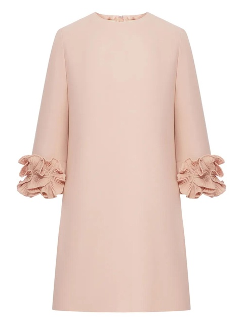 Valentino Garavani ruffle-trim mini dress - Pink - zdjęcie produktu nr 1