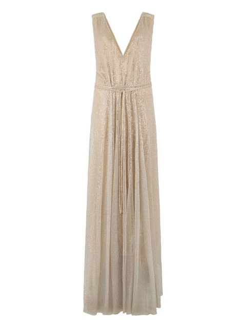Valentino Garavani v-neck sleeveless maxi dress - Neutrals - zdjęcie produktu nr 2