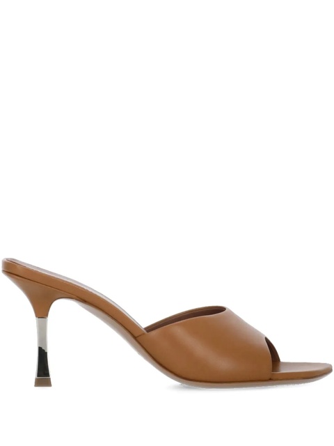 Paris Texas 80mm leather mules - Brown - zdjęcie produktu nr 1