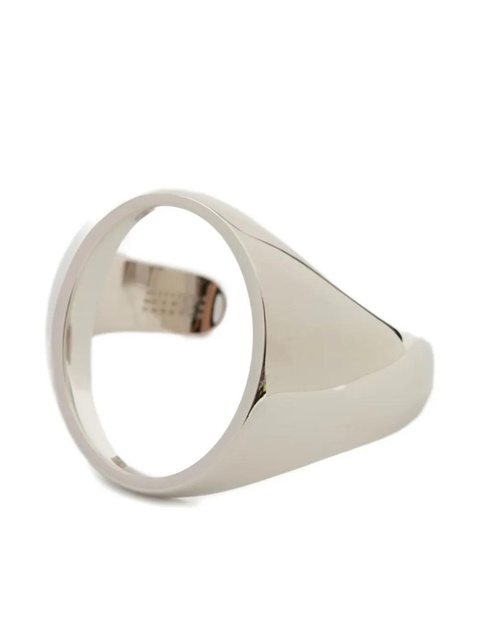 MM6 Maison Margiela cut-out cuff bracelet - Silver - zdjęcie produktu nr 1