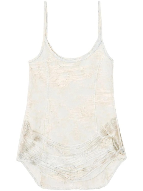 Diesel mini denim dress - White - zdjęcie produktu nr 1