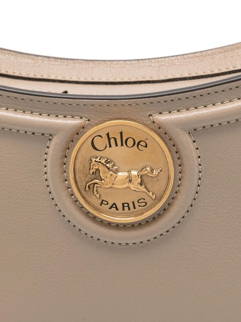 Chloé horse-emblem shoulder bag - Neutrals - zdjęcie produktu nr 2