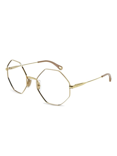 Chloé octagonal-frame glasses - Gold - zdjęcie produktu nr 1