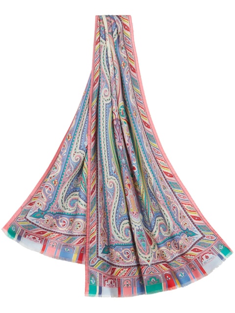 ETRO wool scarf - Pink - zdjęcie produktu nr 1