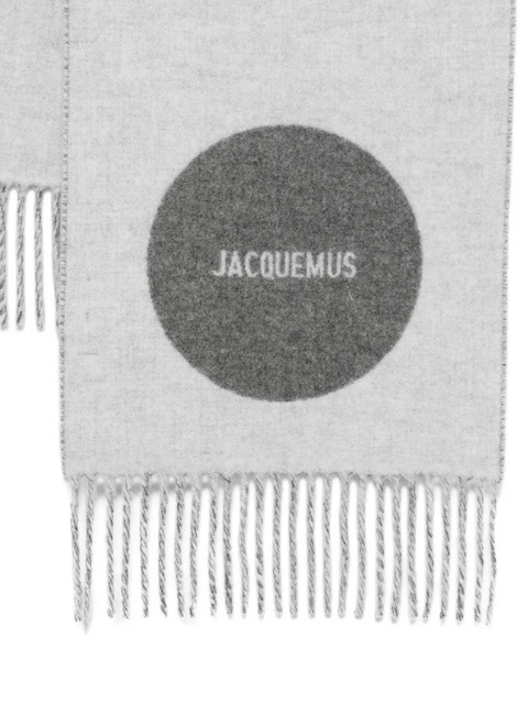 Jacquemus virgin wool scarf - Grey - zdjęcie produktu nr 2