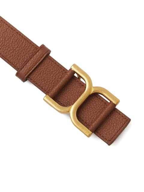 Chloé Marcie leather belt - Brown - zdjęcie produktu nr 2