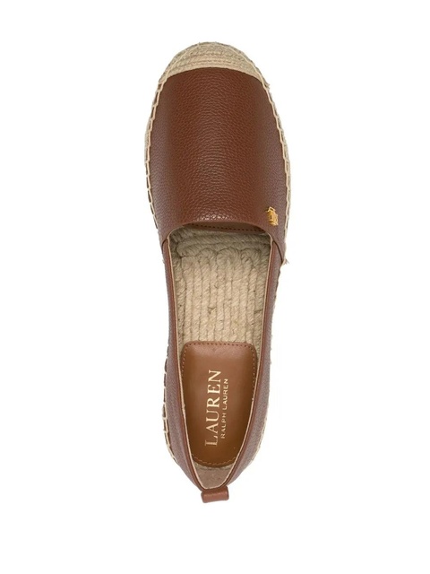 Lauren Ralph Lauren Cameryn leather espadrilles - Brown - zdjęcie produktu nr 2