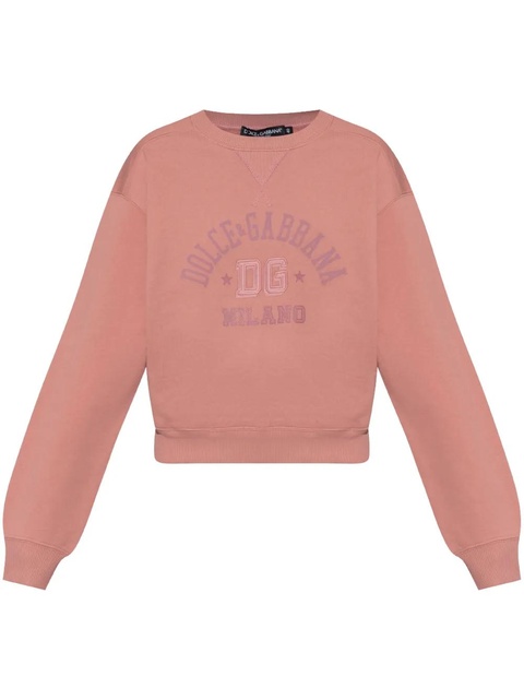 Dolce & Gabbana logo-print sweatshirt - Pink - zdjęcie produktu nr 1