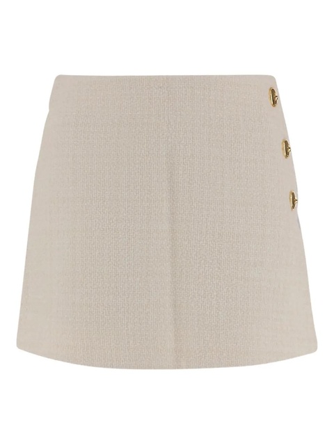 PINKO button-detailed miniskirt - White - zdjęcie produktu nr 1