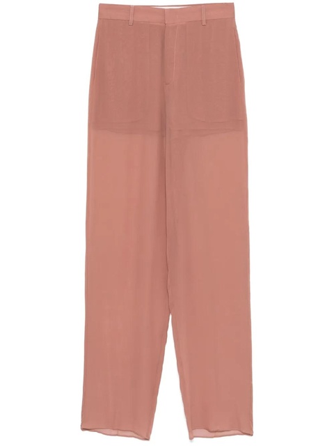 Blumarine georgette trousers - Pink - zdjęcie produktu nr 1