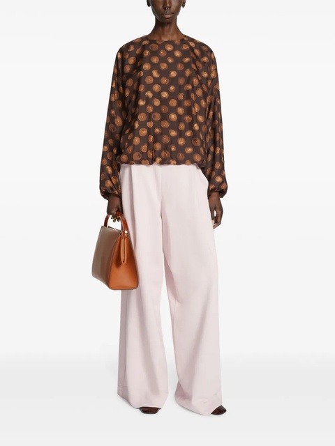 DRIES VAN NOTEN large leather tote bag - Brown - zdjęcie produktu nr 1