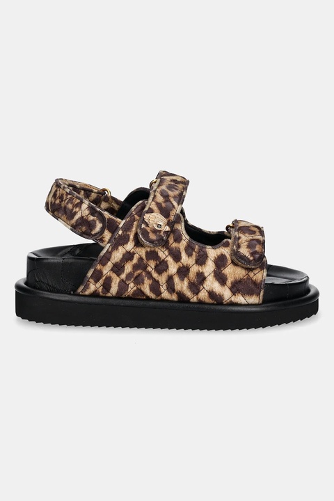 Kurt Geiger London sandały skórzane Orson damskie kolor beżowy na platformie 3469639289 - zdjęcie produktu nr 2