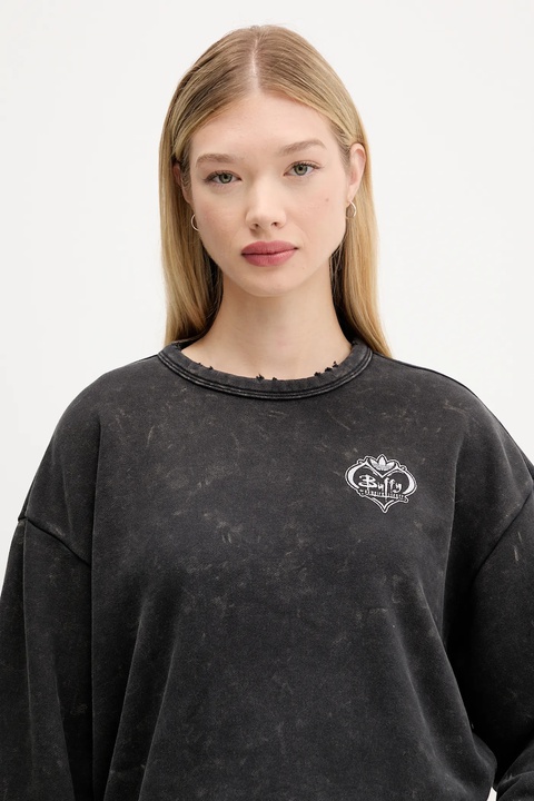 adidas Originals bluza bawełniana 20th Century Fox Disney damska kolor czarny z nadrukiem JX1276 - zdjęcie produktu nr 2