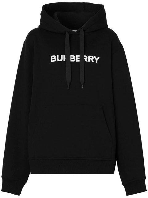 Burberry logo-print hoodie - Black - zdjęcie produktu nr 1