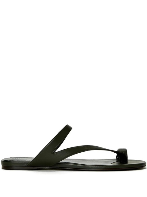 KHAITE Aimee double-strap flat sandals - Black - zdjęcie produktu nr 1