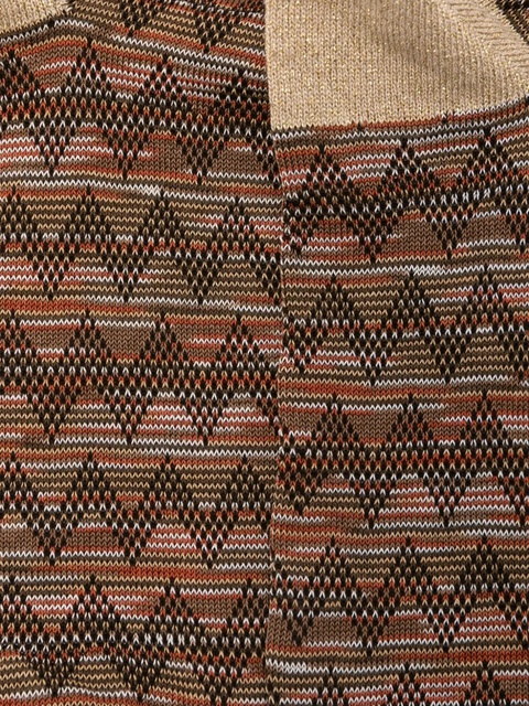 Missoni zigzag crew socks - Brown - zdjęcie produktu nr 2