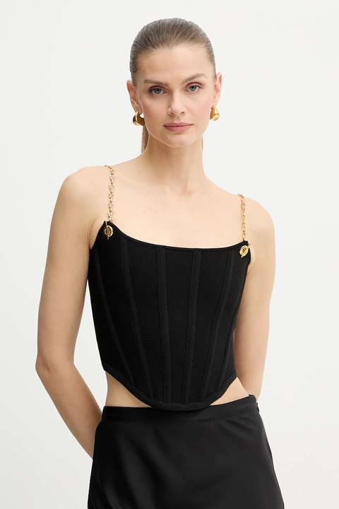 Marciano Guess bluzka AISHA damska kolor czarny gładka 5BGR15 5036Z - zdjęcie produktu nr 1