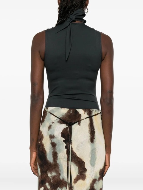 Nanushka turtleneck sleeveless bodysuit - Blue - zdjęcie produktu nr 2