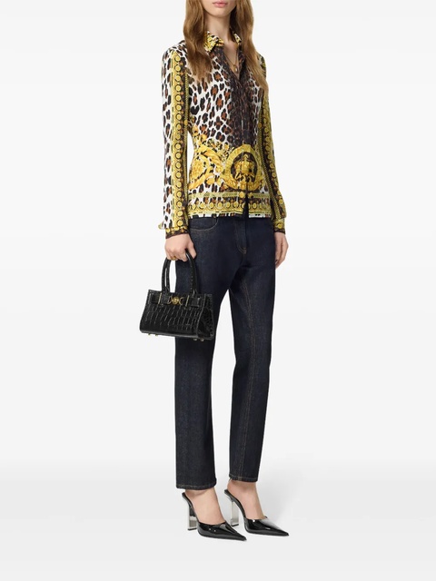 Versace leopard-print blouse - Yellow - zdjęcie produktu nr 1