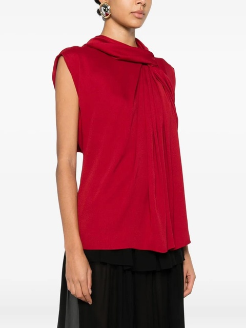 Lanvin draped blouse - Red - zdjęcie produktu nr 2