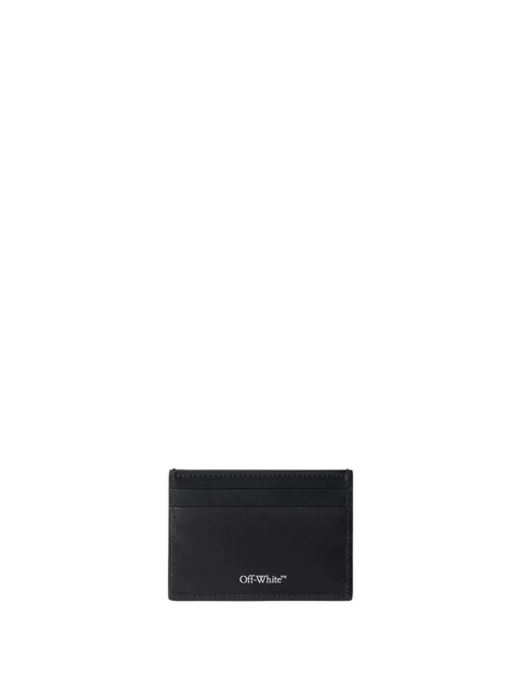 Off-White Diagonal leather card holder - Black - zdjęcie produktu nr 2