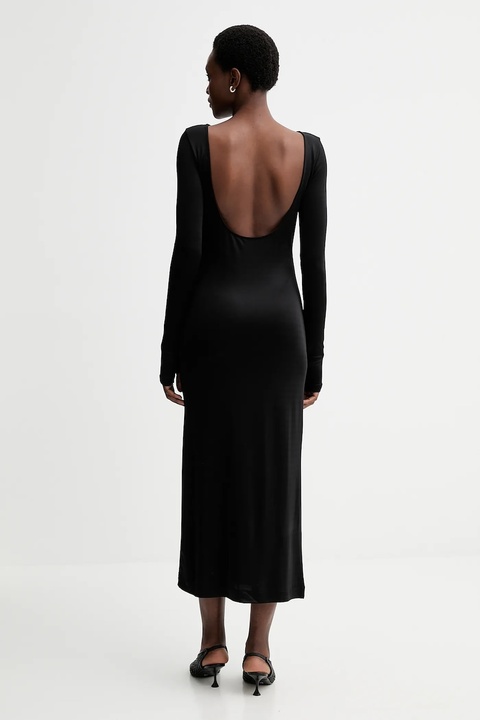 Filippa K sukienka kolor czarny maxi dopasowana 31740 - zdjęcie produktu nr 2