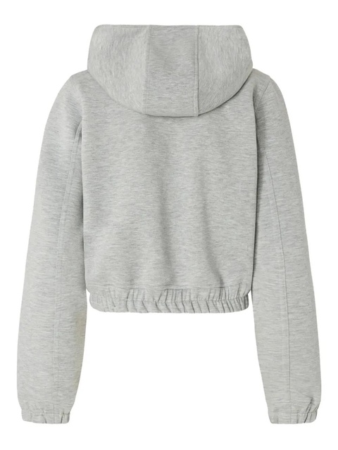 PINKO logo-embroidered hoodie - Grey - zdjęcie produktu nr 2