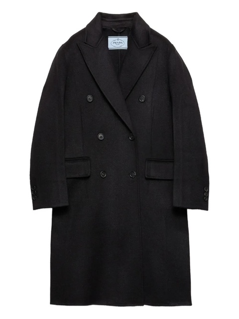 Prada double-breasted coat - Black - zdjęcie produktu nr 1