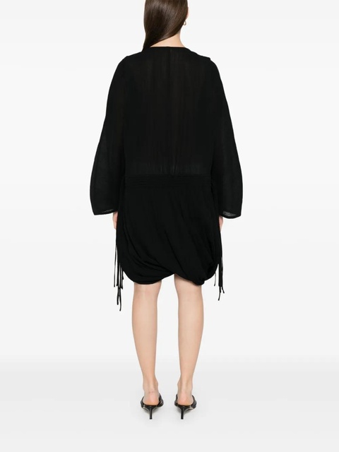 TOTEME drawstring-waist dress - Black - zdjęcie produktu nr 2