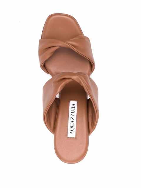 Aquazzura Twist 95mm mules - Brown - zdjęcie produktu nr 2