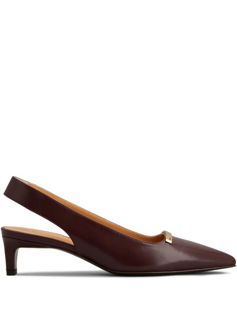 Tod's 40mm leather pumps - Red - zdjęcie produktu nr 1