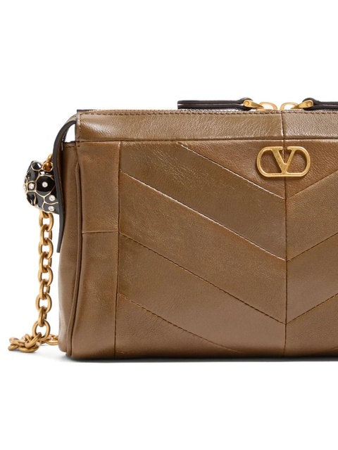 Valentino Garavani small Panthea chevron cross body bag - Brown - zdjęcie produktu nr 2