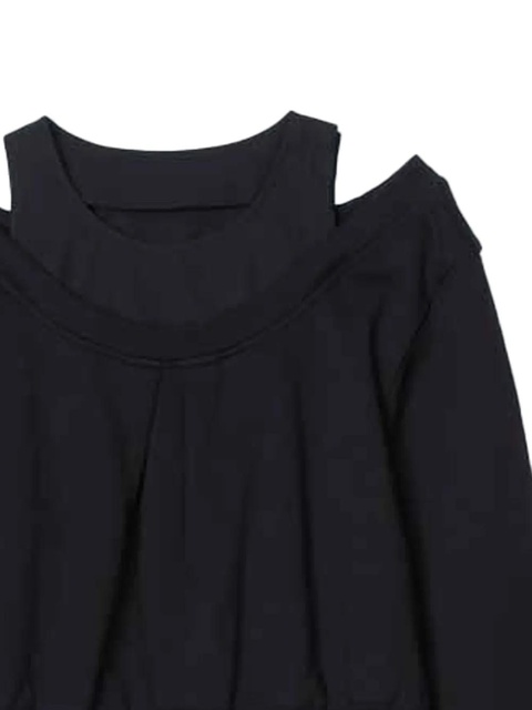 3.1 Phillip Lim cut-out long-sleeve sweatshirt - Black - zdjęcie produktu nr 1