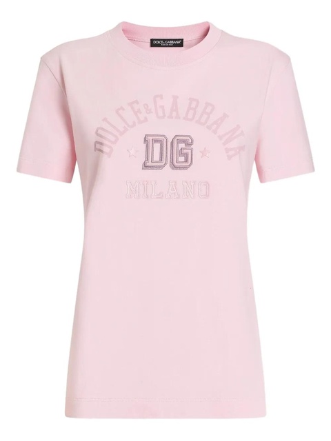 Dolce & Gabbana logo-print T-shirt - Pink - zdjęcie produktu nr 1