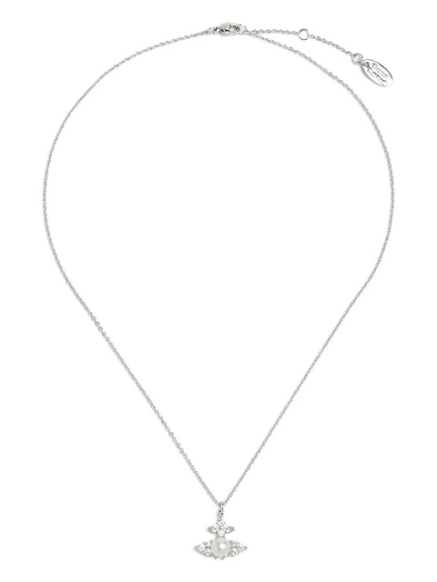 Vivienne Westwood Feodora orb pearl necklace - Silver - zdjęcie produktu nr 1
