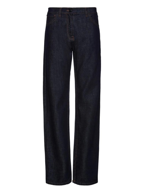 Magda Butrym logo-patch jeans - Blue - zdjęcie produktu nr 1