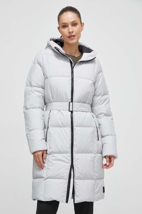 Jack Wolfskin kurtka puchowa Frozen Lake damska kolor szary zimowa 1206132 - zdjęcie produktu nr 2