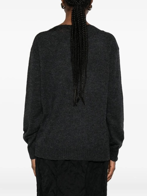 Prada crew-neck sweater - Grey - zdjęcie produktu nr 2