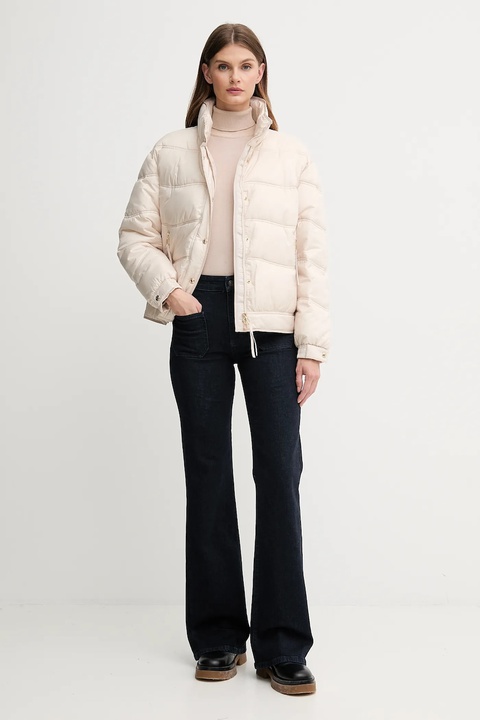 Joop! kurtka kolor beżowy zimowa oversize 30048876 - zdjęcie produktu nr 2