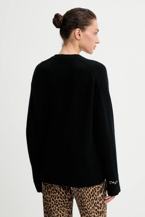 ZADIG&VOLTAIRE sweter kaszmirowy damski kolor czarny KWSW02913 - zdjęcie produktu nr 2