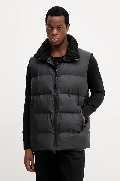Rains bezrękawnik 17220 Alta Vision Puffer Vest kolor czarny zimowy 17220 - zdjęcie produktu nr 1