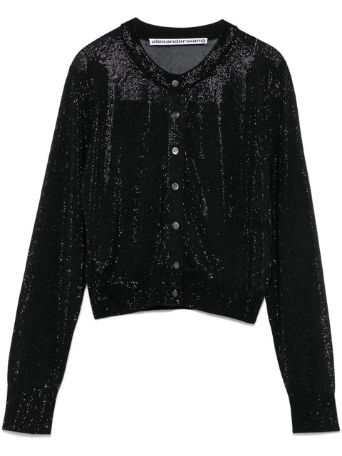 Alexander Wang cropped cardigan - Black - zdjęcie produktu nr 1
