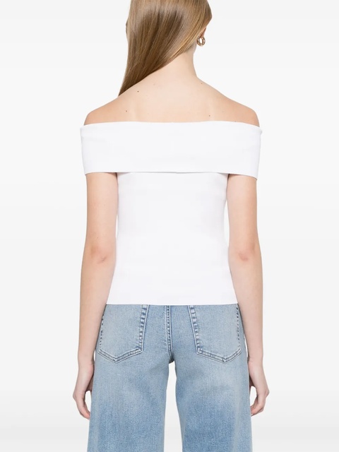 Maje off-shoulder top - White - zdjęcie produktu nr 2