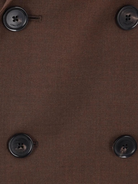 Loro Piana double-breasted wool blazer - Brown - zdjęcie produktu nr 2