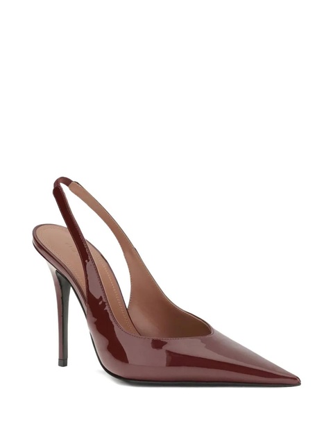 Amina Muaddi 105mm Anok Sling slingback pointed-toe pumps - Red - zdjęcie produktu nr 2