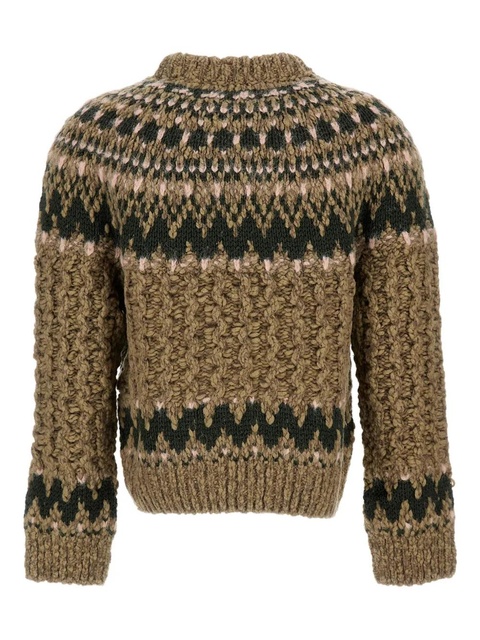 Moncler Grenoble patterned mock-neck sweater - Neutrals - zdjęcie produktu nr 2